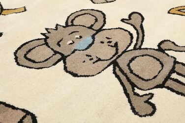 Килимок ручної роботи Savann, Килимок для дитячої кімнати, 170 x 240 см, Дитячий килимок для дітей, Ігровий килимок для немовлят,