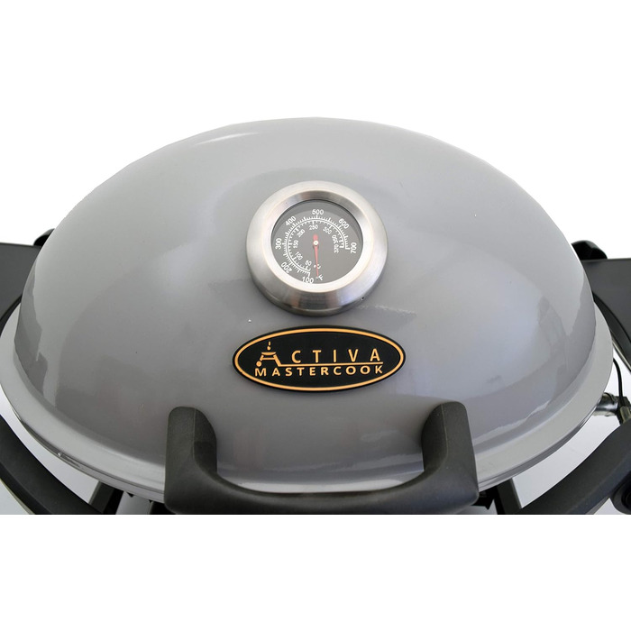 Газовий гриль для кемпінгу Crosby I Преміум. Компактний та мобільний газовий гриль для ідеального барбекю. Сірий колір