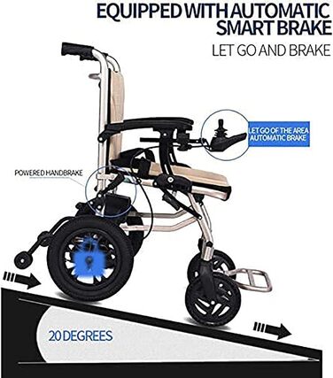 Електричні інвалідні коляски для дорослих, моторизовані, розбірні, легкі, люкс з алюмінію, 14 кг, мобільна літієва батарея, підходить для електричних інвалідних візків для людей похилого віку та інвалідів, два л