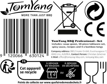 З кулінарною книгою, набором посуду з 10 предметів і тайським соусом барбекю. Швейцарське антипригарне покриття. Оригінальний корейський гриль, горщик Mookata Pot