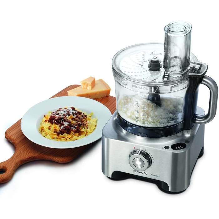 Кухонний комбайн KENWOOD Multipro Sense FPM810 Універсальна система 3,5 л чаша Вбудовані цифрові ваги 1000 Вт Титан