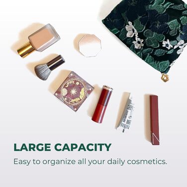 Косметичка Peachome з квітковим візерунком, жакардова тканина, вінтажна косметичка на блискавці, дорожня косметичка, подарунки для