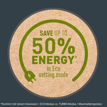 Компактний вентилятор-обігрівач Rowenta, 2 рівні потужності, компактні розміри, термостат, режим охолодження, ручка для перенесення, сірий, SO2212F0, світло-сірий