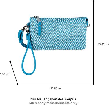 Блакитний клатч для жінок, 004583