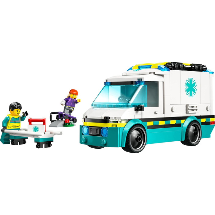 Конструктор LEGO City Ambulance Toy 60451, 184 деталі, іграшкова швидка допомога