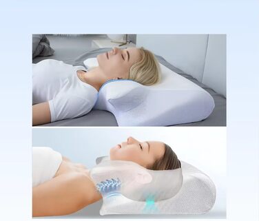 Ергономічна подушка для шиї SWZEC DreamSleepz чорного кольору