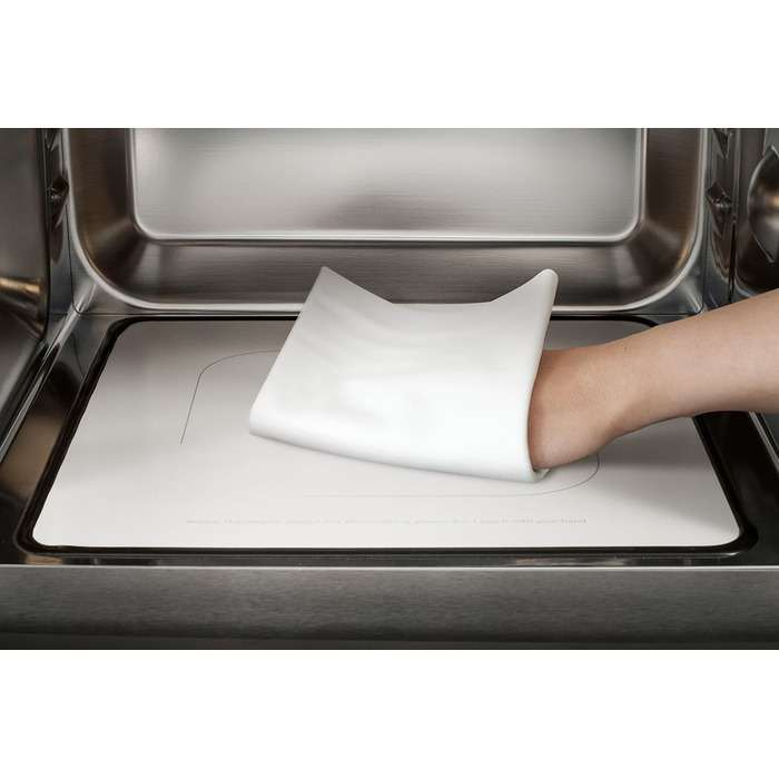 КАСО MG20 Керамічне меню 2-в-1 Мікрохвильова піч з грилем Керамічна основа та решітка для гриля на 2 рівні, гриль 900 Вт, 1000 Вт, 20 л, нержавіюча сталь, дзеркальна 20 літрів