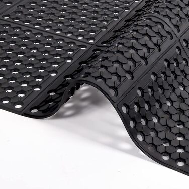 Гумовий килимок, кільцевий гумовий килимок, стільникові килимки, великі гумові вхідні килимки для зовнішнього використання, нековзний килимок для дверей, перфорований килимок для дверей, килимове покриття для вулиці, протиковзкий килимок, килимок для улов