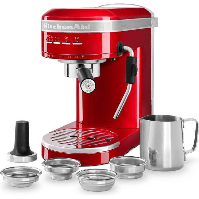 Еспресо-машина KitchenAid - ARTISAN - LOVE Apple RED 5KES6503ECA