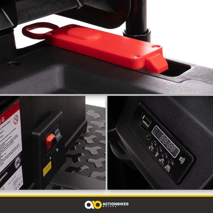 Дитячий електромобіль A730 UTV 4 x 35 Вт двигун - 2-місний - 12 Вольт 10AH - Тверді шини Eva - Пульт дистанційного керування 2.4 Г