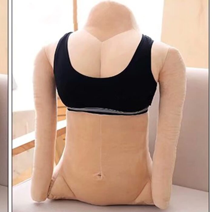 Допоміжна плюшева подушка Pssopp, зручна, форми тіла (гарненька дівчинка приблизно 58 см (див. деталі)) Гарненька дівчинка приблизно 58 см (див. деталі) Гарненька дівчинка приблизно 58 см (див. деталі)