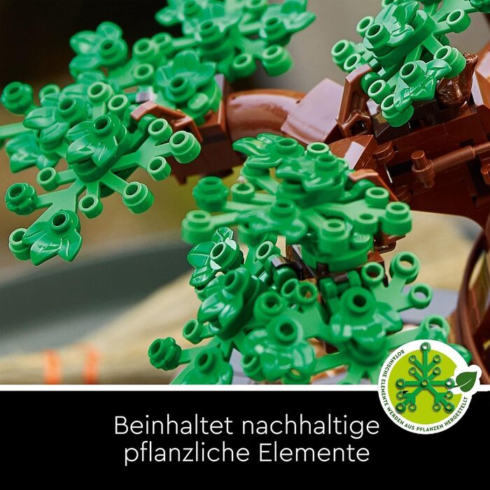 Конструктор LEGO Botanicals Bonsai Tree Set 10281, 878 деталей, декоративне бонсай