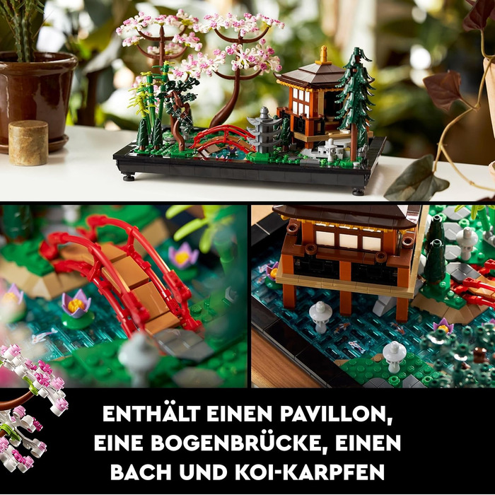 Конструктор LEGO Icons 10315, Дзен-сад "Сад Тиші", 1363 деталі