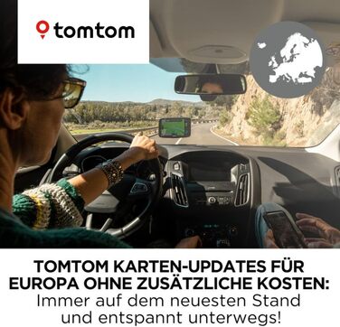 Навігаційний пристрій TomTom GO Basic (5 дюймів, уникнення заторів завдяки TomTom Traffic, оновлення карт Європи, оновлення через WiFi) GO BASIC 5&39 EU45 T Black 5 дюймів Single