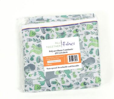 Поліуретанова ламінована тканина, метраж, водонепроникна і дихаюча, ідеально підходить для тканинних підгузників та подібних проек