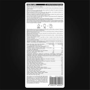 Протеїн ESN Iso Whey Hardcore, Natural, 1000 г, зроблено в Німеччині