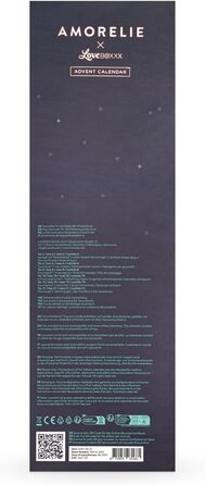 Еротичний адвент-календар AMORELIE Original 2025, 24 інтимні сюрпризи для пар