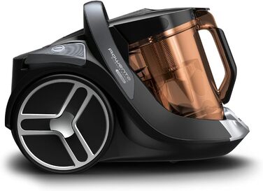 Безмішковий пилосос Silence Force Cyclonic 550 Вт об'єм пилозбірника 2,5 л компактний розмір довговічний двигун EffiTech чорний/ко