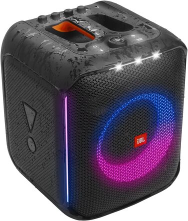 Портативна портативна колонка для вечірок в приміщенні та на вулиці JBL PartyBox Encore Essential з вбудованим підсвічуванням, зах