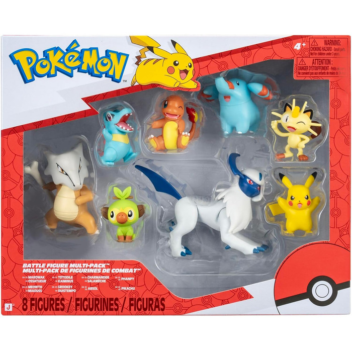 Набір офіційних фігурок Pokmon PKW4568 Battle Figure Multipack (8 шт.)