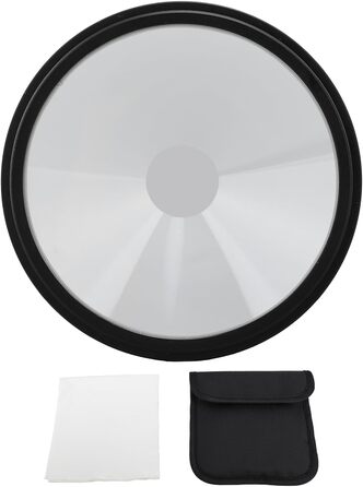 Міліметровий вихровий призматичний фільтр, вихровий призматичний фільтр обєктива камери, призматичний фільтр зі спеціальними ефектами, водонепроникний, масляний, оптичне скло, двостороннє багатошарове покриття, 58-