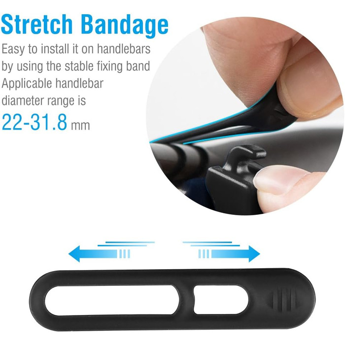 Велосипедний дзвінок USB, акумуляторний електрични 120 дБ чорний