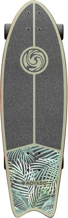 Серф-скейтборд Лонгборд Вінтажний ретро-круїзер Високошвидкісний кугельлагер ABEC-11 Комплект унісекс, 2 деки - Екзотичний