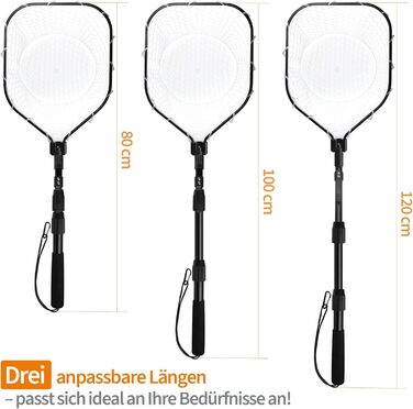 Телескопічний рибальський підсак, гумований рибальський сітка, складний підсак, сітка для ставка, сітка для коропа, рибальська сітка, гумова сітка для прісноводного/солоного риболовлі, рибальські аксесуари 120 см