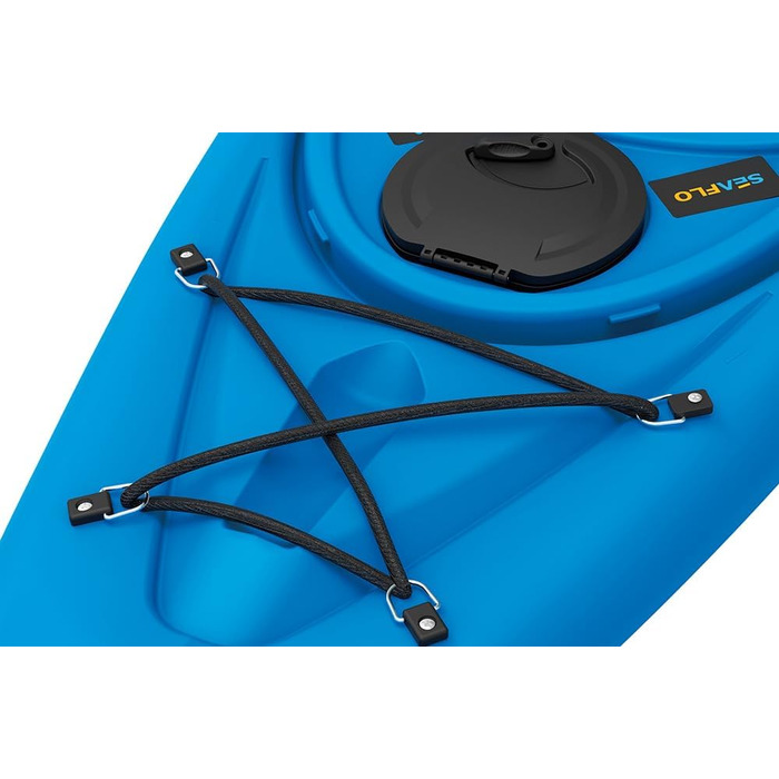 Каяк Seaflo 1004 з веслом, червоний, дуже легкий та стійкий.