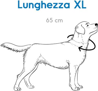 Нашийник для собаки з масивною ланцюгом Змія з карабіном з хромованої латуні розмір XL 0,5 см довжина 65 см, сірий XL - 0,5 смДовжина 65 см