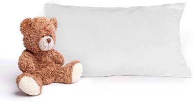 Дитяча подушка Irisette Bambino - Зроблено в Німеччині - Подушка з чохлом з чистої бавовни, 40 x 60 см, текстиль перевірений на вм