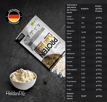 Протеїн веганський ORGANIC Fermented Natural 600 г