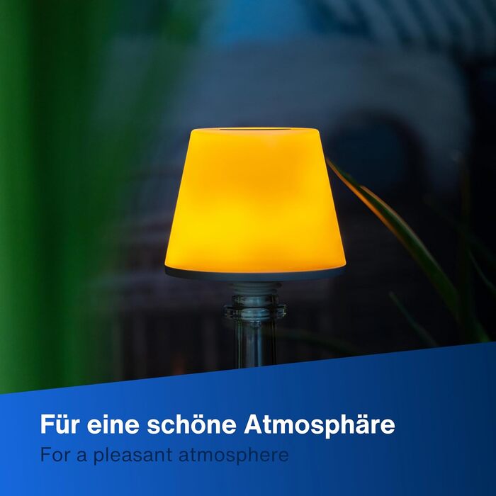 Акумуляторна пляшкова лампа бездротова настільна лампа 130lm 2W 4000mAh з функцією затемнення, режимом свічки та захистом від бризок IP54 сенсорна настільна лампа для внутрішнього та зовнішнього використання