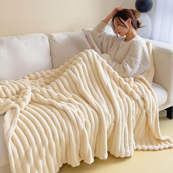 Затишна флісова ковдра Ultimate, пухнаста ковдра, покривало, можна прати в пральній машині, ковдра для дивана, м&39яка тепла товста вельветова ковдра для декору кімнати, вітальня та приємні ковдри (зелений, 120 x 200 см) зелений 120 x 200 см