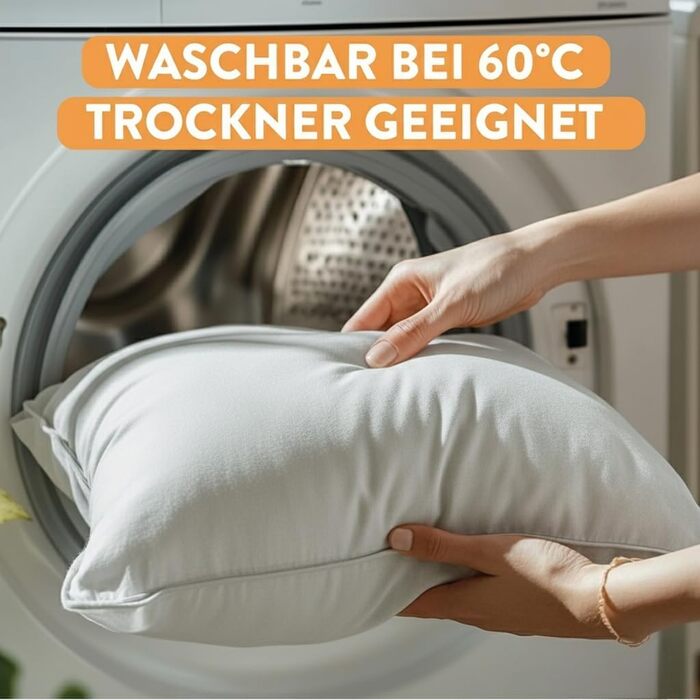 Комплект з 2 шт. - Готельні подушки, ультрам&39яка суміш пера та пуху (90 пера, 10 пуху), зроблено в Німеччині, сертифіковано Oeko-TEX, універсальне призначення, підходить для цілорічного використання, 80x80 -