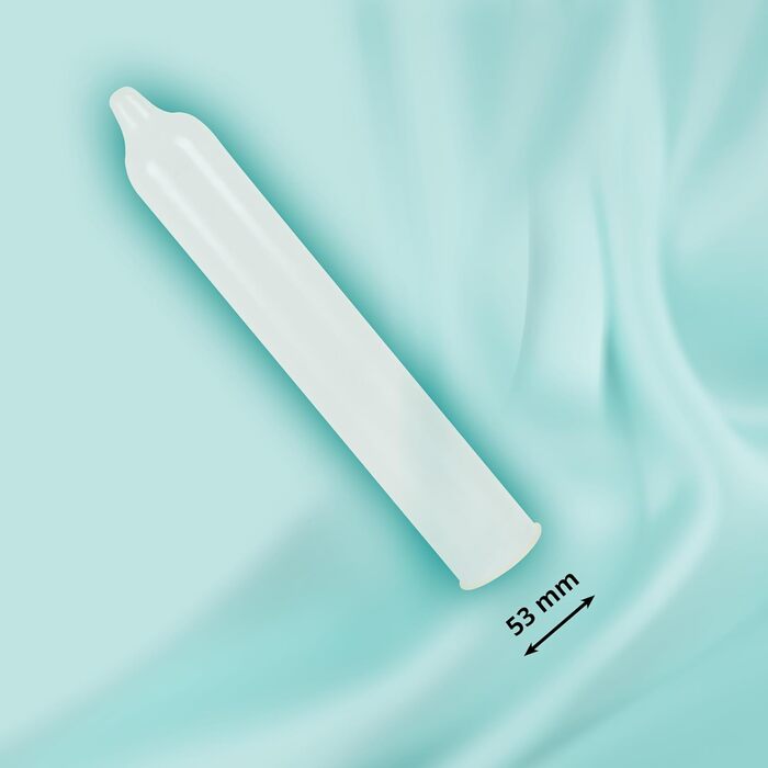 Презервативи Secura Extra Feel, упаковка з 48 шт. - 48 ультратонких презервативів без гормонів для чоловіків, прозорі