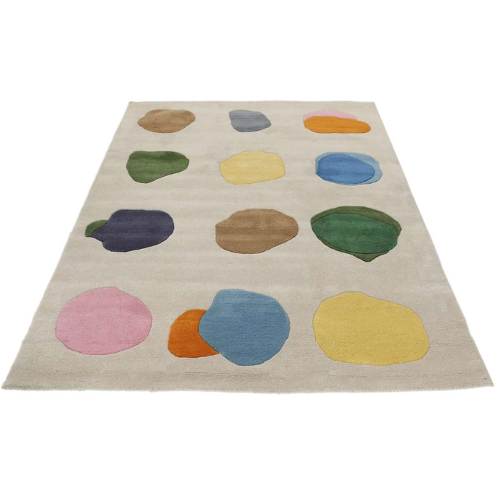 Килимок для дитячої кімнати, 160 x 230 см, дитячий килимок для дітей, ігровий килимок, сучасний дизайн, середній ворс, вовна, без