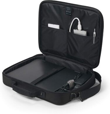 Екологічно чистий чохол для ноутбука із захисною підкладкою, чорний, 14-15.6 -