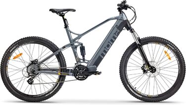 Електричний велосипед Moma Bikes EMTB 27,5', повна підвіска, повна підвіска, 24 передачі та гідравлічні дискові гальма SHIMANO, вбудований акумулятор іонно-літієвий 48V 13Ah L-XL