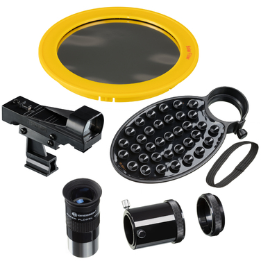 Телескоп Bresser Nano NT-114/500 AZ з сонячним фільтром і адаптером для смартфона (4514500)