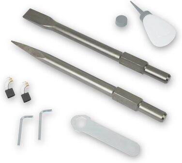 Відбійний молоток EBERTH відбійний молоток електричний 1600 Вт (230 В, 1800 ударів/хв, 36-42 джоулі, шестигранний адаптер SDS HEX