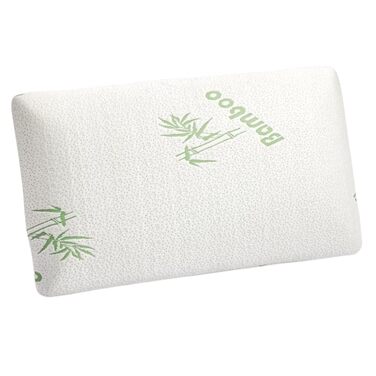 Ортопедична подушка для шиї Sleeptime - Подушка для голови виготовлена з в&39язкопружної гелевої піни (піна з ефектом пам&39яті), що знімає тиск, з бамбуковим чохлом - Розмір подушки 70x40 см - Висота 12 см
