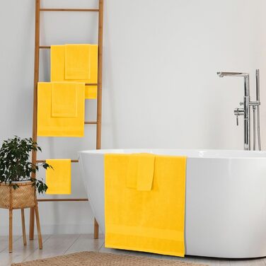 Набір рушників Elvana Home з 8 предметів, 100 бавовна кільцевого прядіння, 2 банних рушники 68 x 137 см, 2 рушники для рук 40 x 71