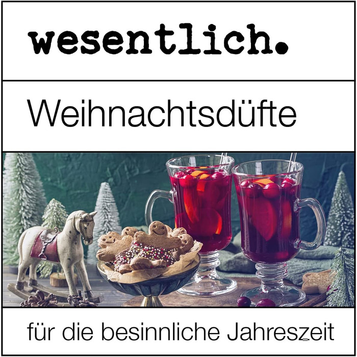 Ось як пахне Різдво - набір з 8 ароматичних масел від Wesentlich. (8х10мл)