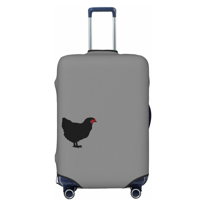 Чохол на валізу Чорний півень, еластичний, що миється, захисний чохол для багажу, для подорожей та роботи (для валіз розміром 45,7 - 81,3 см), чорний, великий розмір