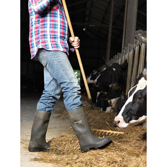 Чоловіче професійне повнозахисне промислове взуття DUNLOP Purofort, розмір 44 EU, зелене