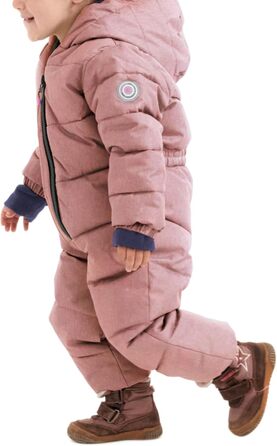 Дитячий міні-комбінезон Killtec унісекс з пуховим принтом та капюшоном 98-104 рожевий