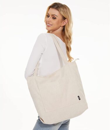 Шнурова сумка Жіноча сумка через плече на блискавці Водонепроникна сумка з кишеньковим відділенням Велика сумка для покупців Сумка