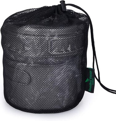 Чорна сітчаста сумка Нейлоновий мішок Міцна сітчаста сумка на шнурках Маленька дорожня сумка для укладання Сітчаста сумка для збер