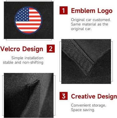 Органайзери для багажника з бічними роздільниками, сумісні з Toyota Camry XV70 (2018-2024) / Avalon XX50 (2019-2022) Аксесуари, 2